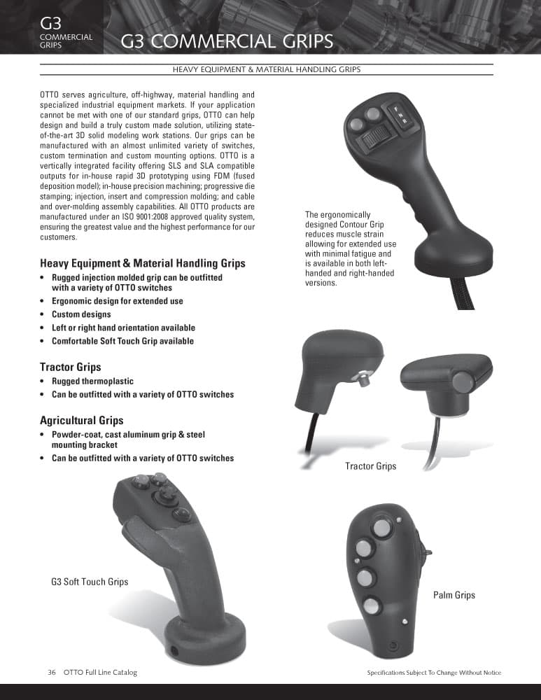 OTTO STG3 Soft Touch Grips
