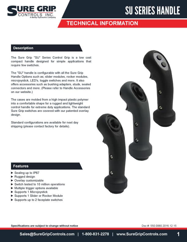 Sure Grip SU Control Grip