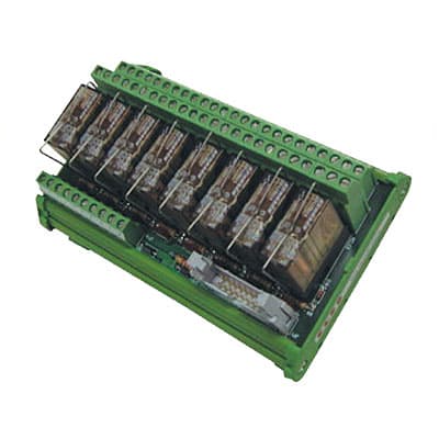 Elco Two Exchange Contact Electromechanical Relay with Flat Connector - RM Series