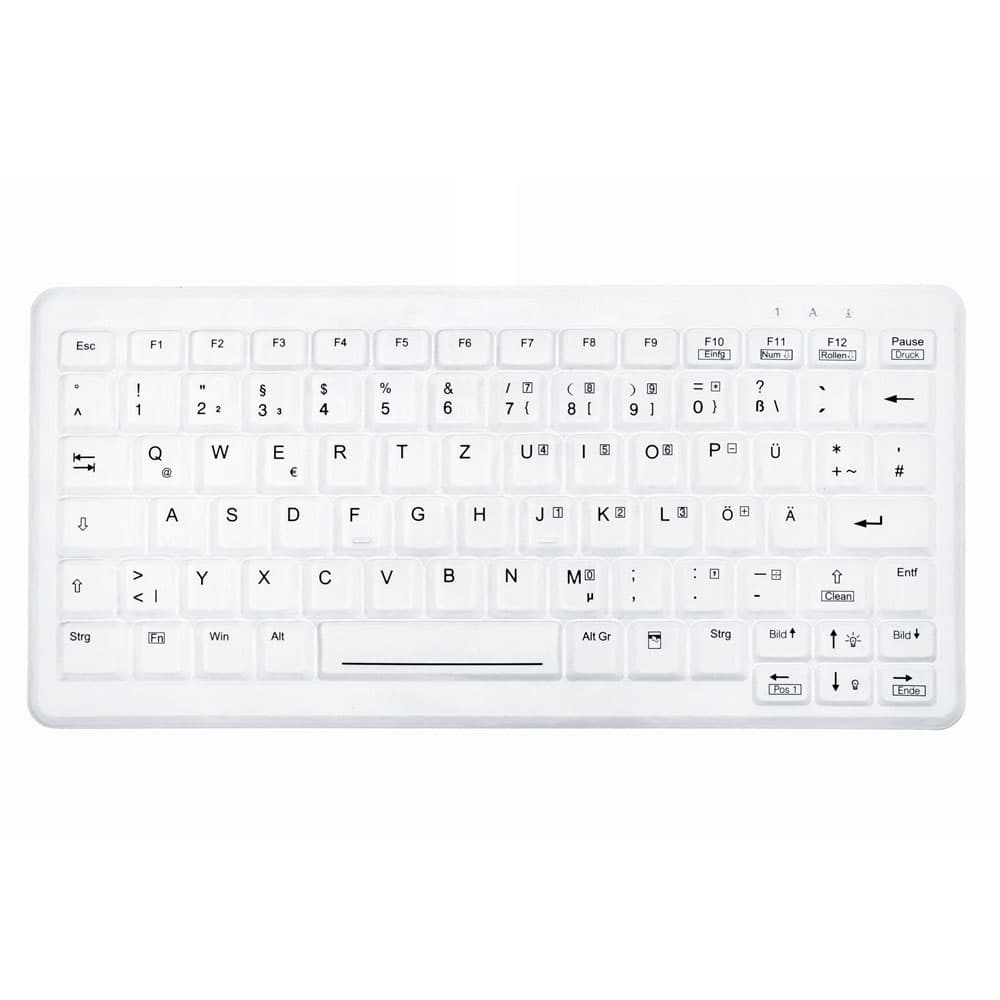 Active Key AK-C4110F Compact Wireless Disinfectable Hygiene Keyboard